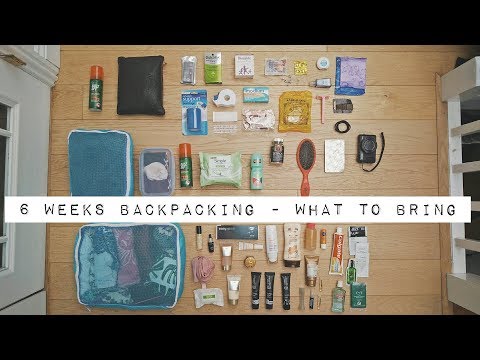 How to Pack || What to bring whilst traveling around Asia Video