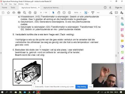 Graad 10 Landbou Teg Sweis veiligheid.