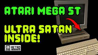 Atari Mega ST Part 2 – UltraSatan Setup & Internal Power Mod #pcbway #atari #atarist #retro
