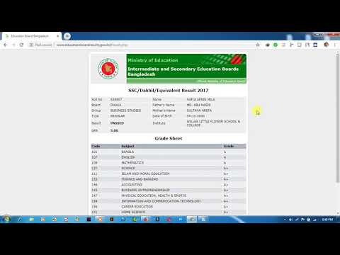 SSC Result 2019 Full Marksheet - Check Now. BD Education Board Result