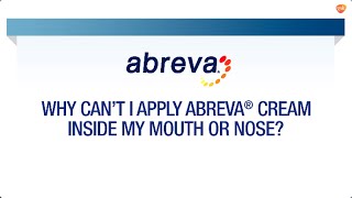 Can Abreva® Be Used in Nose? | Abreva® FAQ