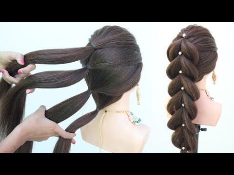 very easy ponytail hairstyle for long hair | trendy...