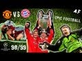 Epic football 1999 • Manchester United 2:1 Bayern ...