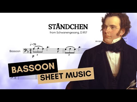 ☆ BASSOON • How to play Ständchen (Serenade) • Schubert | bassoon sheet music