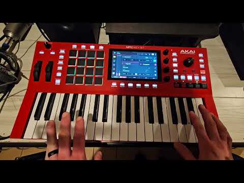 Akai MPC Key 37 How to use (Record/Overdub/Tempo(metronome)/Playhead/ Putting song together)