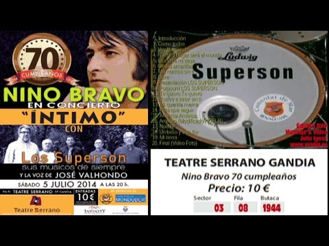 Nino Bravo en Concierto INTIMO con Los Superson - Completo Sound Digital