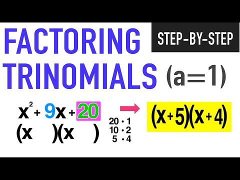 How to Factor a Trinomial Explained!