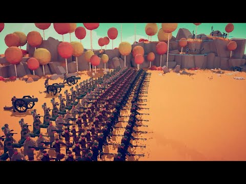 USSR ARMY ATTACK JAPANESE ARMY  - TABS -  Totally Accurate Battle Simulator