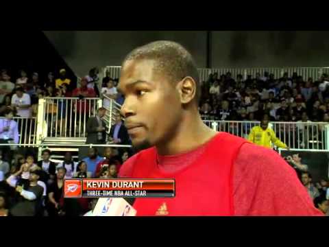 NBA All Star Russell Westbrook and Kevin Durant Interview