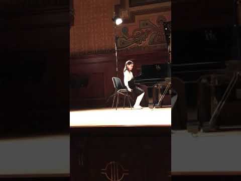 JEAN SIBELIUS.  OP.76 NO.9 'ARABESQUE. Ekaterine uznadze 10 years old.