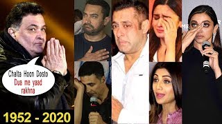 Bollywood Actors Emotional Reactions On Loosing Rishi Kapoor Day After Irrfan Khan