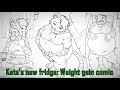 Kate's new fridge - Weight gain comic