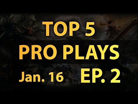 Dota 2 Top 5 Pro Plays Daily - Ep. 2 (1/16/2015)