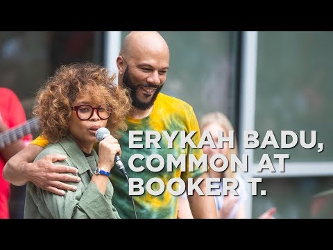 Common, Erykah Badu surprise students at Booker T. Washington High School