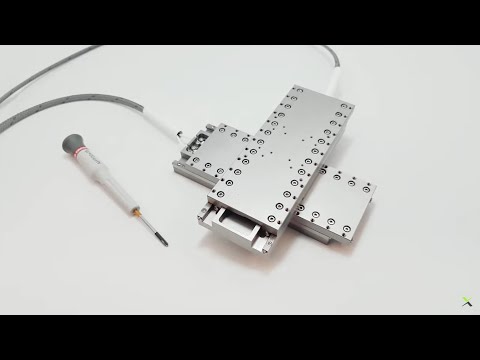 Ultra-high precision ultrasonic piezo XY stage - Motorized linear stages