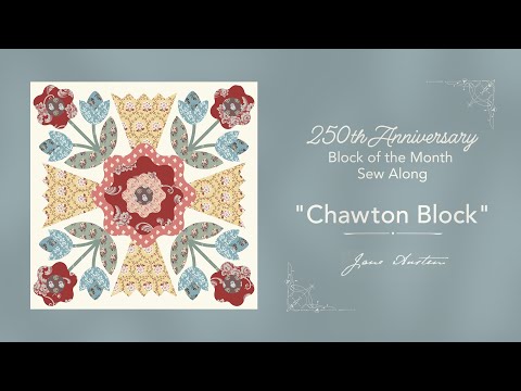 Jane Austen 250th Anniversary Block of the Month - Block 1 Chawton Block