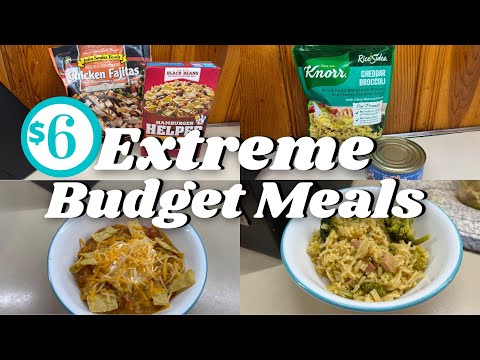 Extreme Budget Meals || FEEDING YOUR FAMILY ON A BUDGET