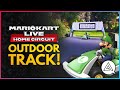 I BUILT A MARIO KART LIVE TRACK IN MY GARDEN | Mario Kart Live Home Circuit