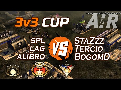 3x3 CUP | spl LAG AliBro vs StaZzz Tercio BogomDaniy (GENERALS ZERO HOUR)