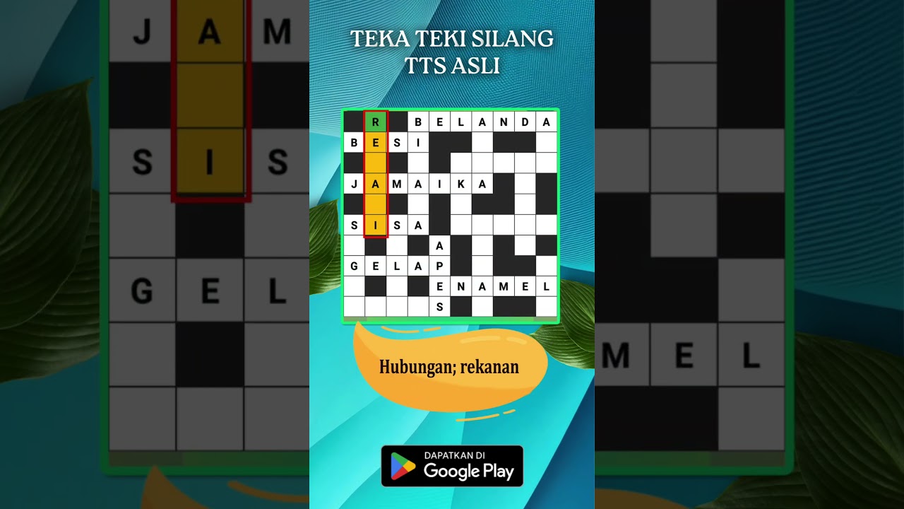 TTS ASLI - Teka Teki Silang