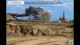 preview picture of video 'La Dragaggi srl - Ripascimento del litorale di Lignano Pineta'
