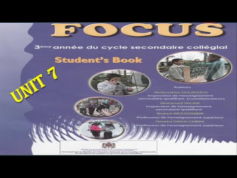 Unit 7 FOCUS Third year College students