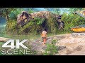 Colossal Sized T Rex Wakes Up From His Nap 2025 4K Scene Jurassic World Rebirth Movie Clip
