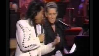 JERRY LEE LEWIS -  MY GOD IS REAL + HAVING FUN WITH MARTY STUART -  1992