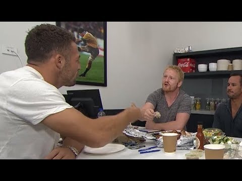 Sam Burgess and James Graham fight off camera