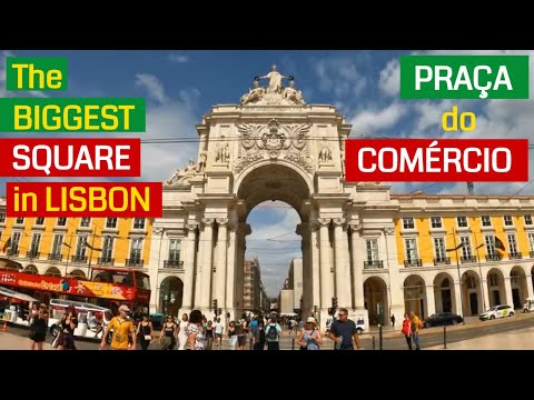 PRACA DO COMERCIO, explorando a maior praça histórica de Lisboa em Portugal