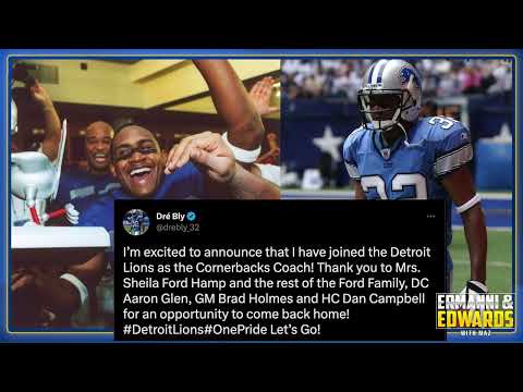 Lion Pro Bowler Dré Bly RETURNS to Detroit as coach