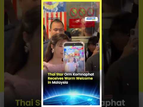 Thai Actress Orm Kornnaphat Arrives in Kuala Lumpur for Montigo Drink Your Way Event