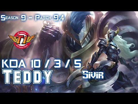 SKT Teddy SIVIR vs KAI'SA ADC - Patch 9.4 KR Ranked