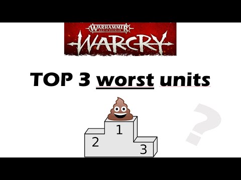 TOP 3 WORST units in WARCRY!