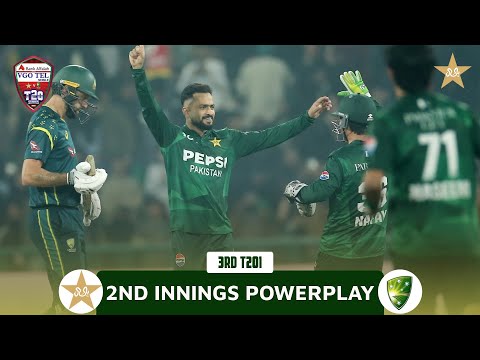 2nd Innings Powerplay | Pakistan vs Australia | Match 03 | T20I Series 2026 | PCB | MJ1K
