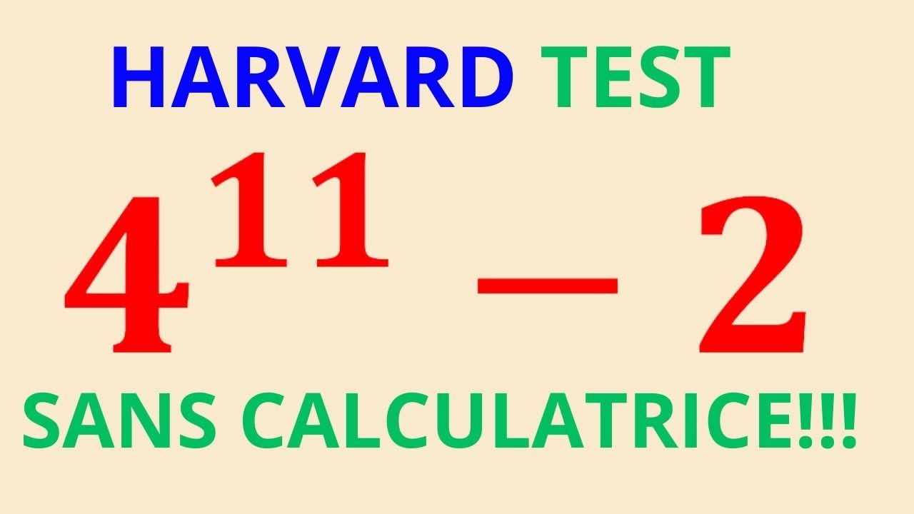 Harvard test