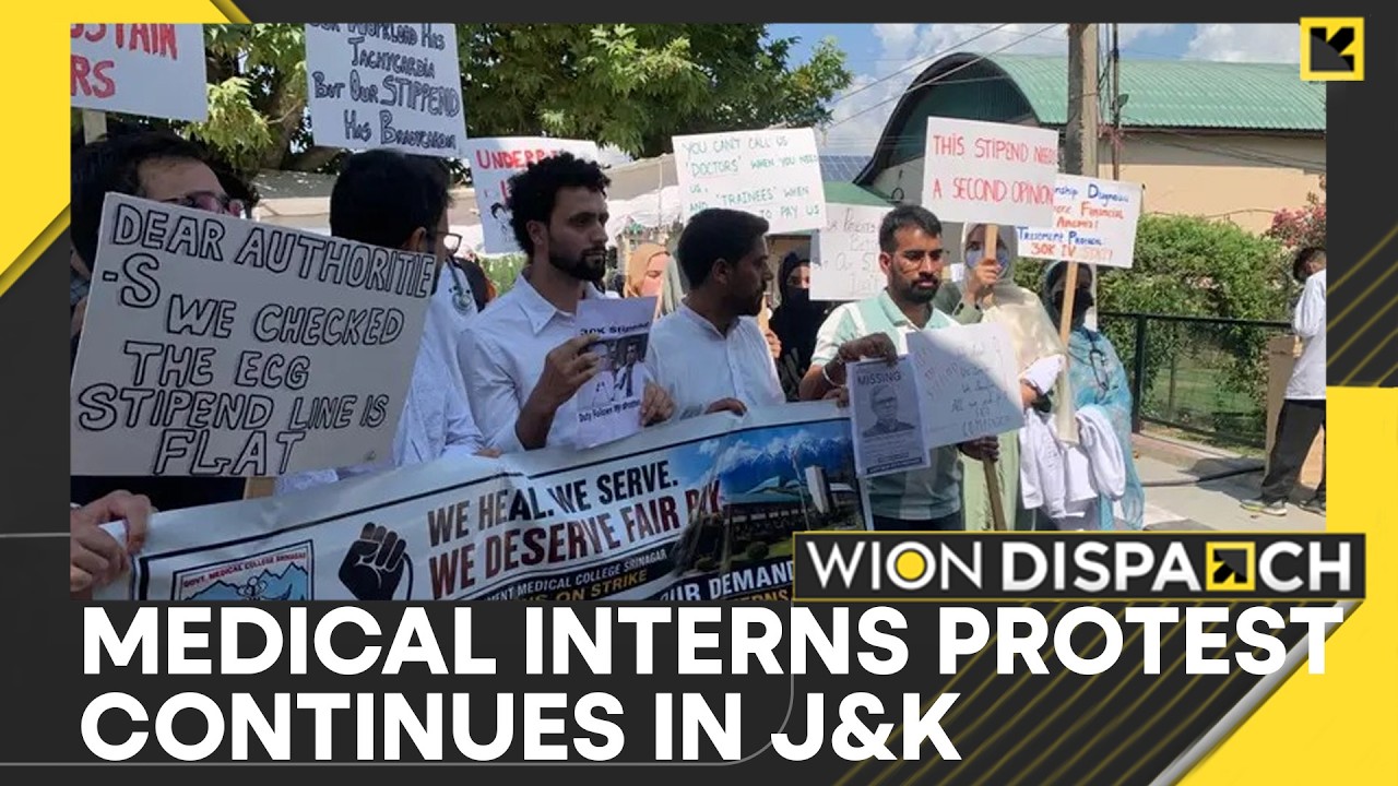 J&K: Medical Interns Warn of Indefinite Hunger Strike if Demands Remain Unmet | WION Dispatch
