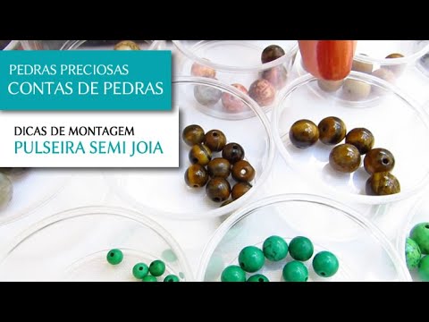 Novas Contas Bolas de Pedras Naturais para Montagem de Semi Joias - Pedra Mística