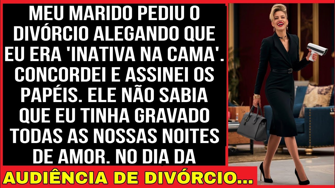 MEU MARIDO PEDIU O DIVÓRCIO ALEGANDO QUE EU ERA 'FRÍGIDA'. CONCORDEI E ASSINEI OS PAPÉIS...