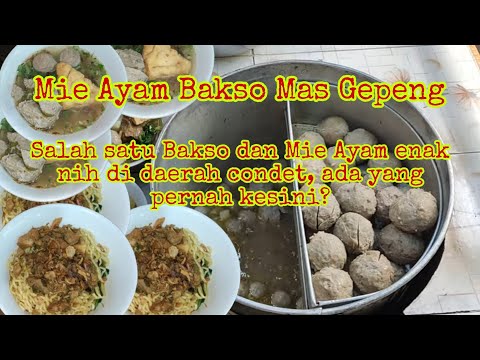 Mie Ayam Bakso Mas Gepeng, Jln. Batu Alam Jaya No. 16, Condet ⭐⭐⭐⭐⭐👌🏻