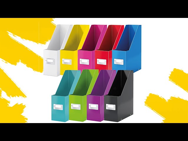 Porta revistas dim. 103x330x253 mm : fucsia es60470023 - vídeo 1