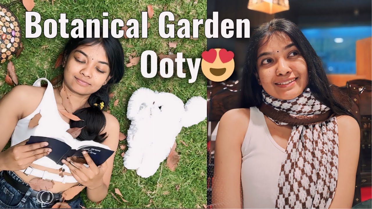 Botanical Garden in Ooty😍 Eating chicken biryani in banana leaves