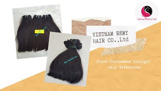 VIETNAM REMY HAIR| 18 inches Straight hair |Double Drawn Hair