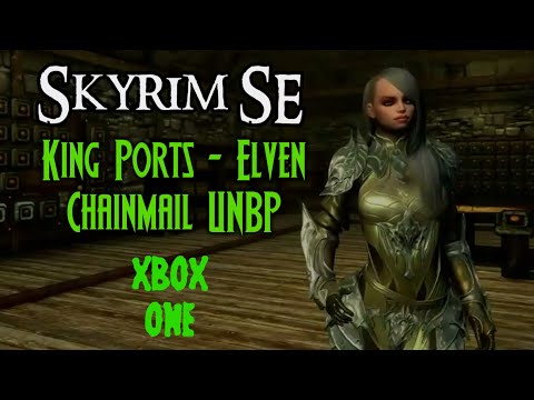 Skyrim SE - Mod - King Ports - Elven Chainmail UNBP - Normal and 4K