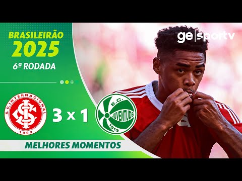 Gols e lances de Internacional x Juventude-RS