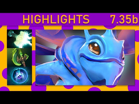 ⭐Dendi Puck 20+ Kills! Mid Highlights 7.35b - Dota 2 Top MMR