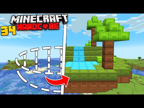 EPIC SHULKER Floating Island Build! CRAZY Minecraft Hardcore!