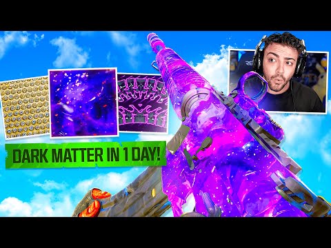 How to Unlock DARK MATTER CAMO in 1 DAY! (BO6 Dark Matter Guide)