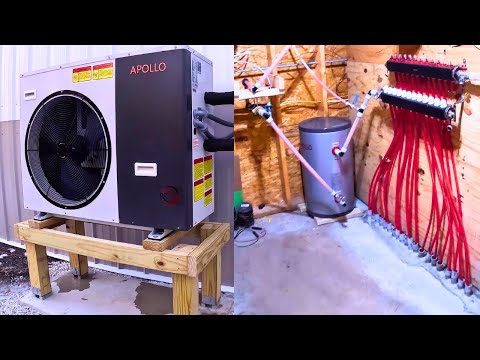 Combining a Heat Pump With Radiant Heat for my Shop, Air to Water System