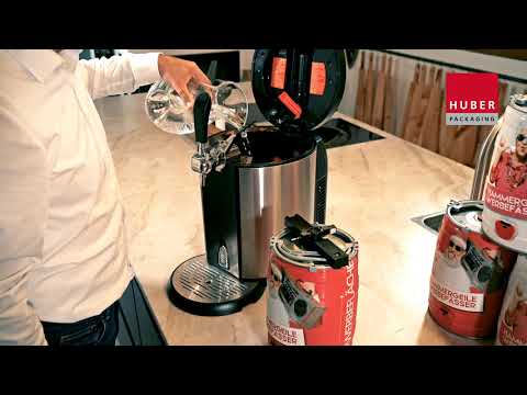 Mini keg Dispense Machine with CO2 / Kegerator with Huber 3 piece bung